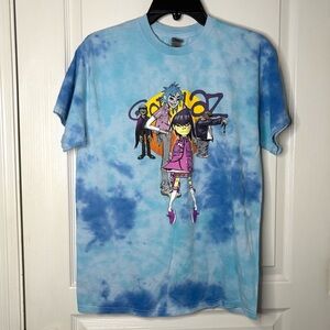 Gorillaz Blue Tie-Dye Unisex Shirt